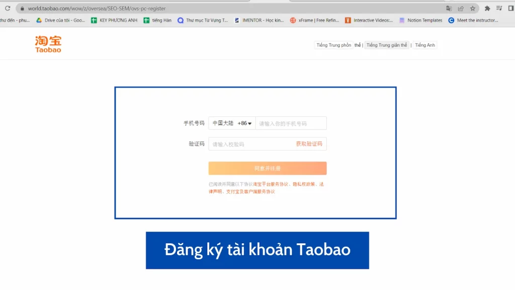 huong dan dang ky tai khoan taobao