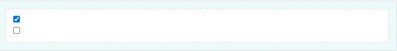 Input dạng checkbox (checked)
