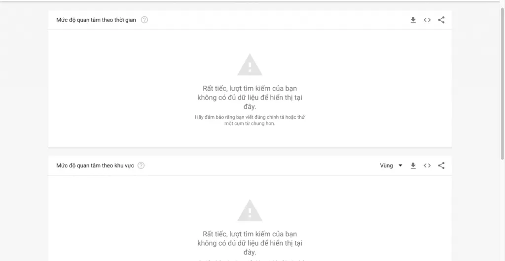 lưu ý khi sử dụng google trends