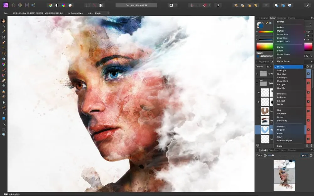 Chỉnh ảnh đẹp trên máy tính bằng Affinity Photo