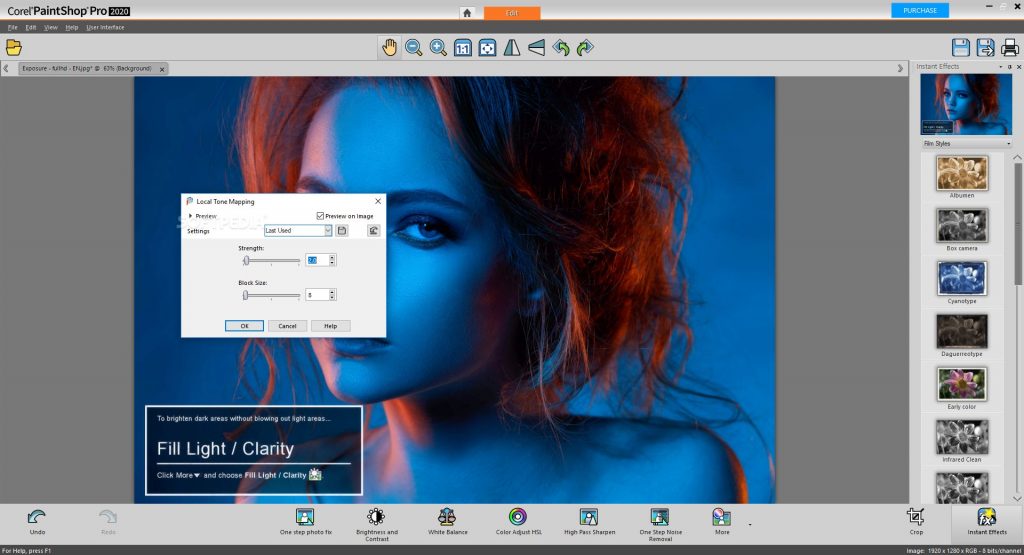 Chỉnh sửa ảnh đẹp bằng Corel Paintshop Pro