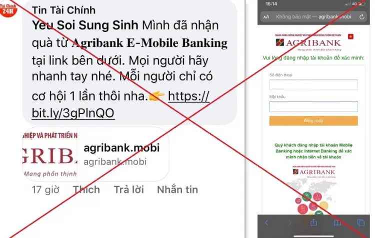 Phishing Email giả mạo gửi thông báo trúng thưởng