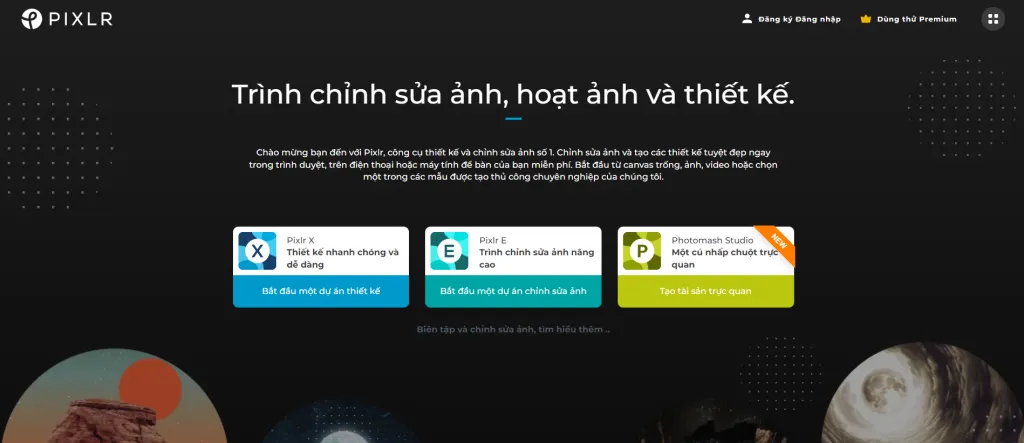 Pixlr được xem là được xem là phiên bản online của Adobe Photoshop vì có nhiều tính năng cao cấp