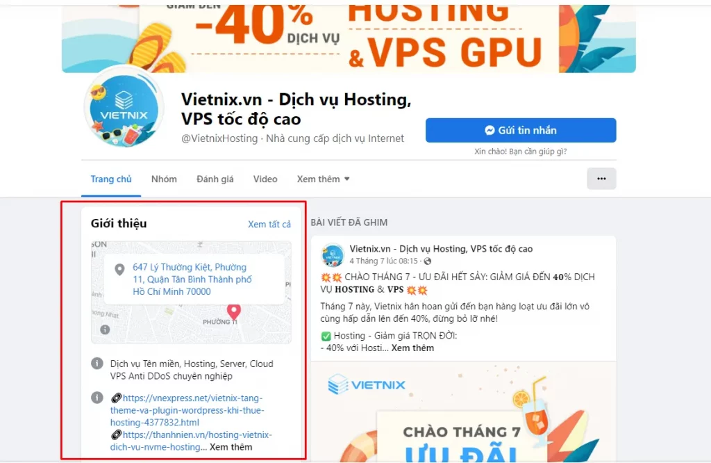 Cập nhật đầy đủ thông tin doanh nghiệp