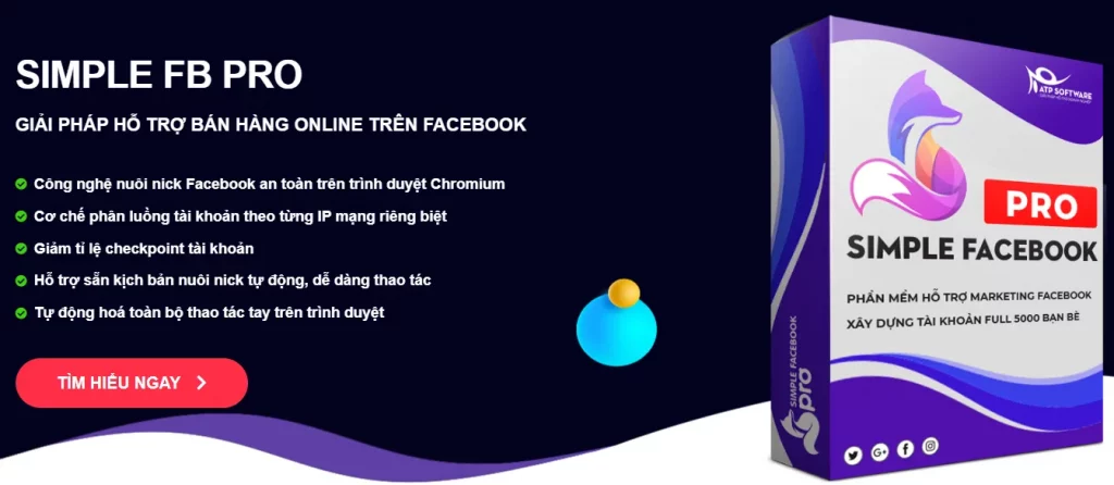 Phần mềm Marketing Facebook miễn phí Simple Facebook