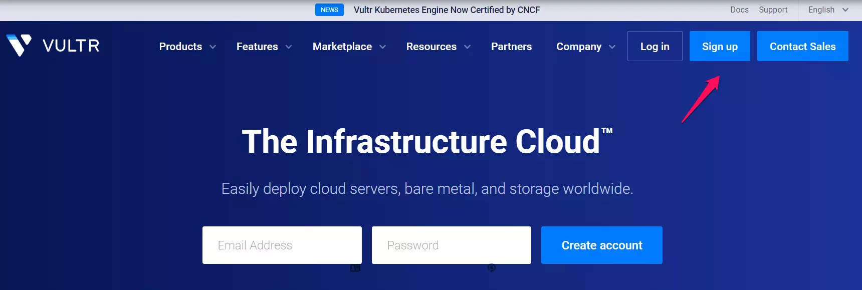 Hướng dẫn mua VPS Vultr