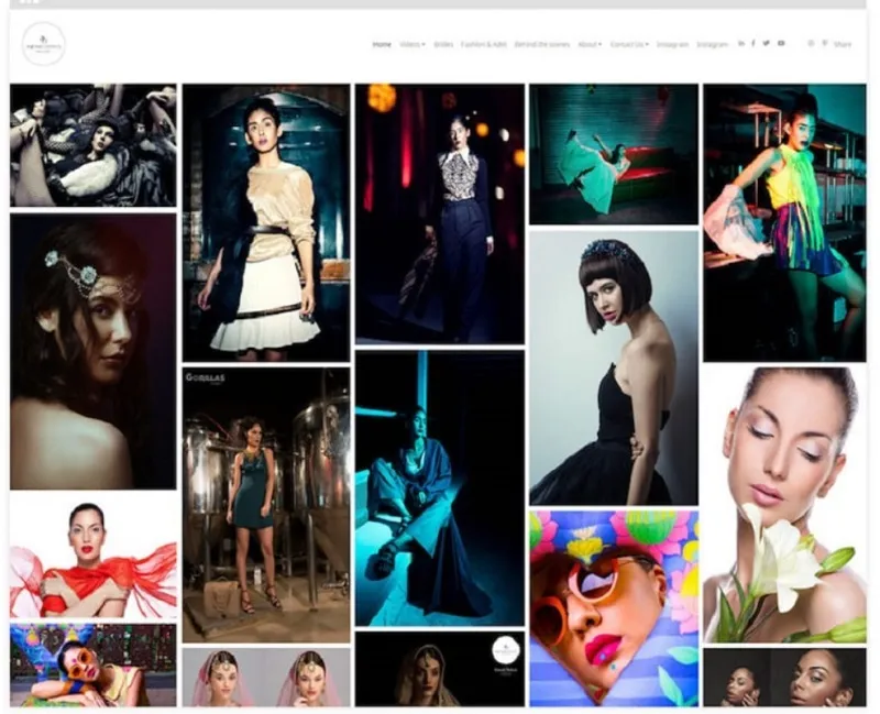 Mẫu Portfolio đầy nghệ thuật của Anjum Bhardwaj
