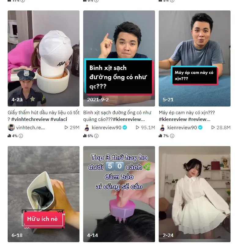 Người dùng TikTok thích mua hàng từ việc xem video các KOC hơn