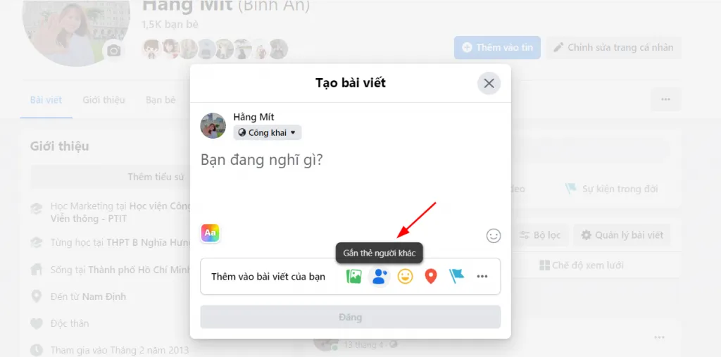 Sử dụng tính năng