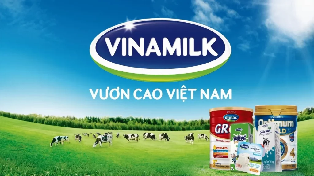 vinamilk la công ty hang dau ve san xuat sua tai Viet Nam