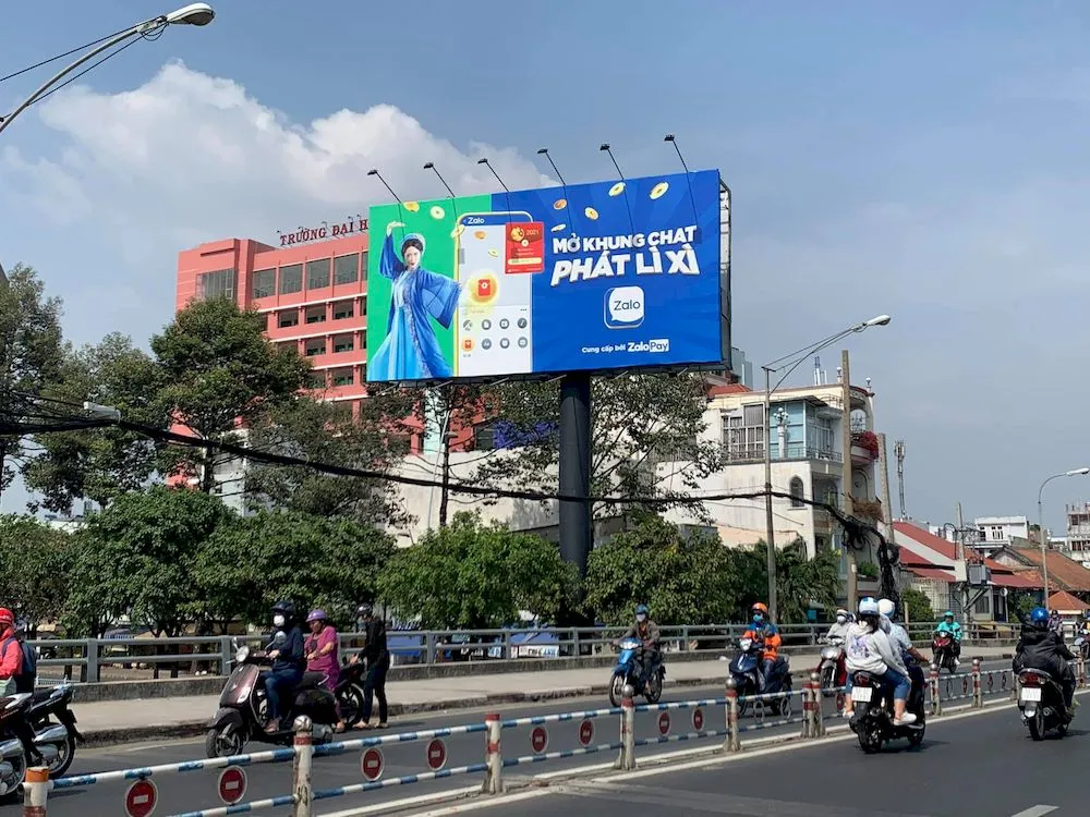 Billboard quảng cáo hấp dẫn của Zalo Pay