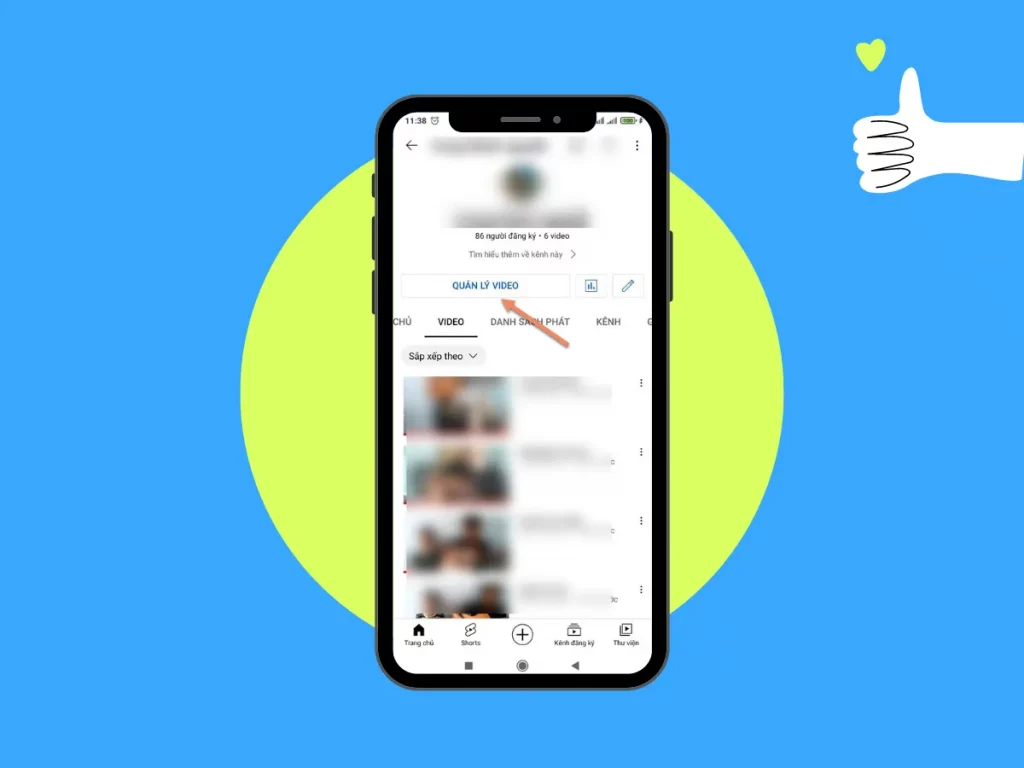 cách xóa video trên Youtube bằng điện thoại