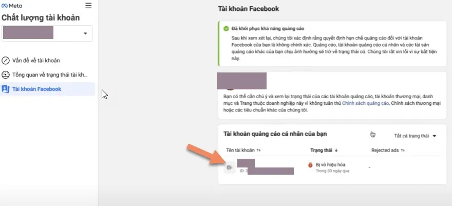 Cách kháng tài khoản bị vô hiệu hóa quảng cáo