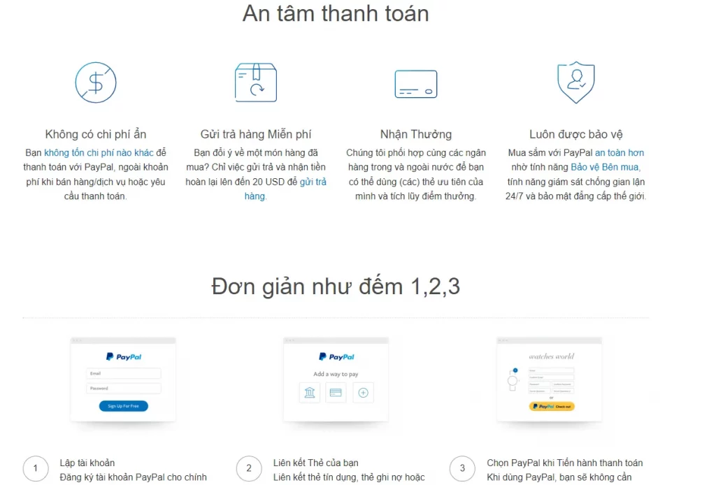 Lợi ích của PayPal