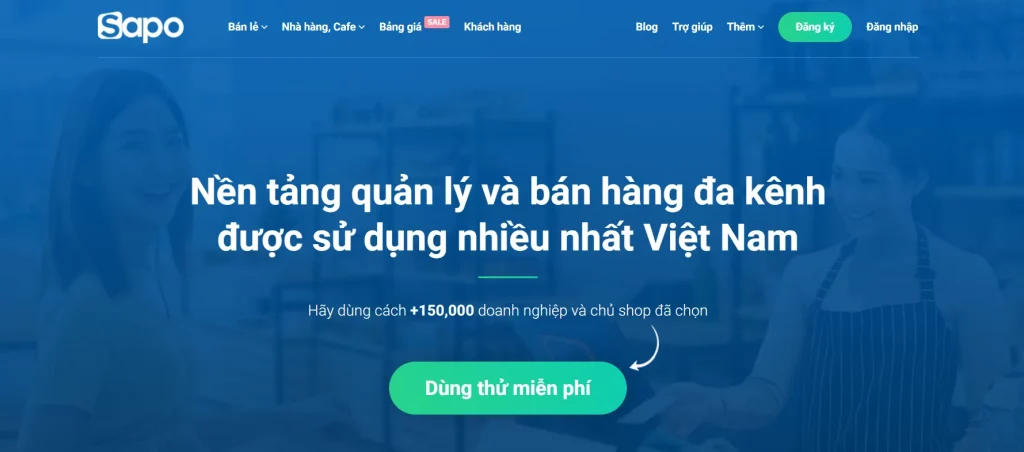 Phần mềm quản lý bán hàng Sapo