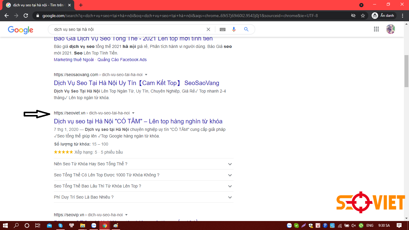 Dịch vụ seo tại Hà Nội
